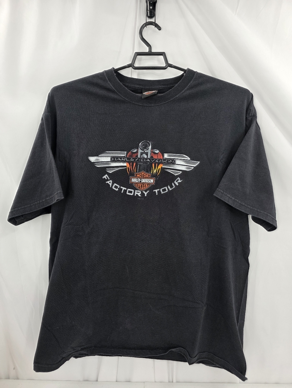 VTG Harley Davidson Factory Tour Vehicle Operations Tshirt York Pennsylvania 2XL - Picture 2 of 10